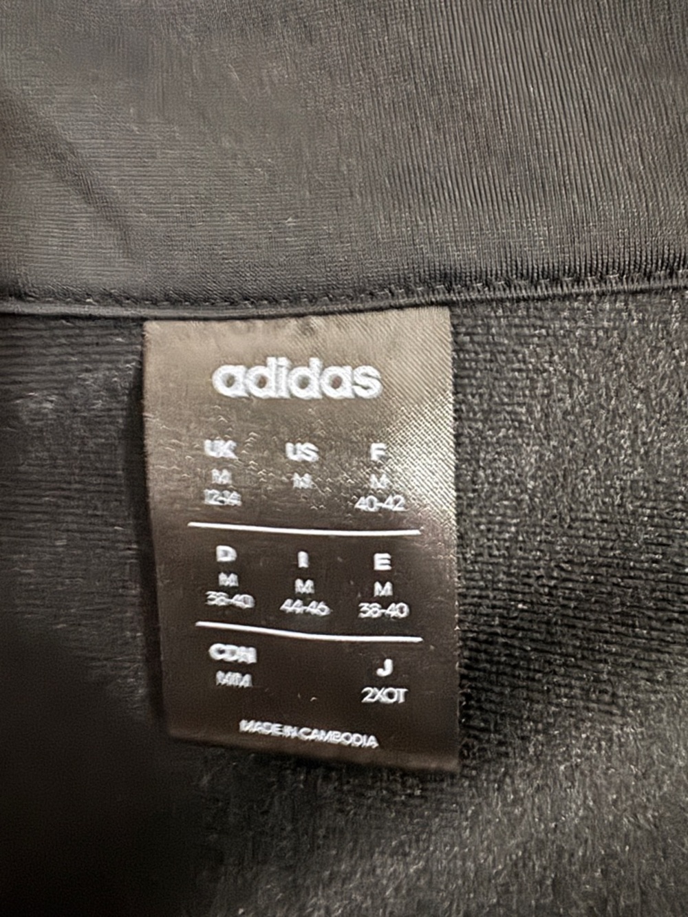 Adidas Essentials Women's Black 3-Stripe Full Zip Track Jacket Size Medium - Picture 6 of 8